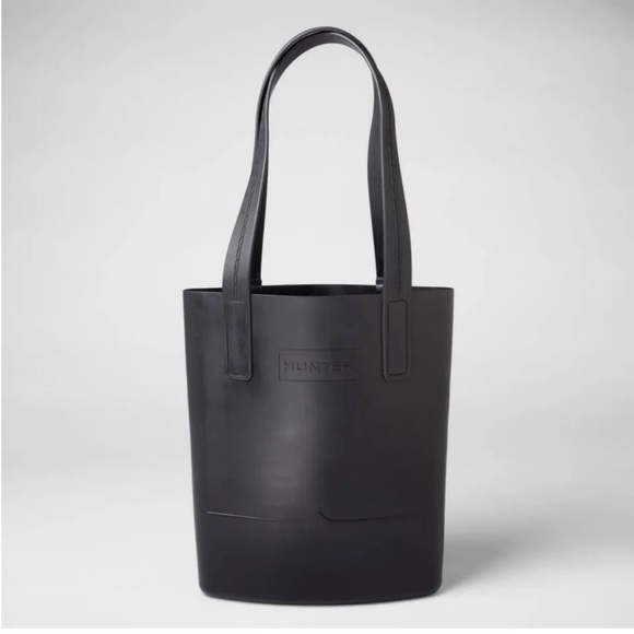 Hunter Black Rubber Tote - - Picture 1 of 5